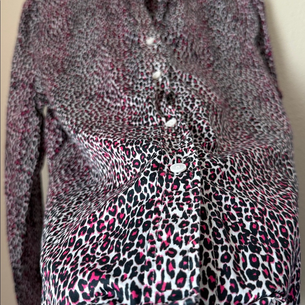 Tyler böe Leopard Print Button Down - image 3